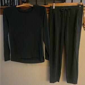 Lou & Grey by LOFT Deep Green Lounge Set